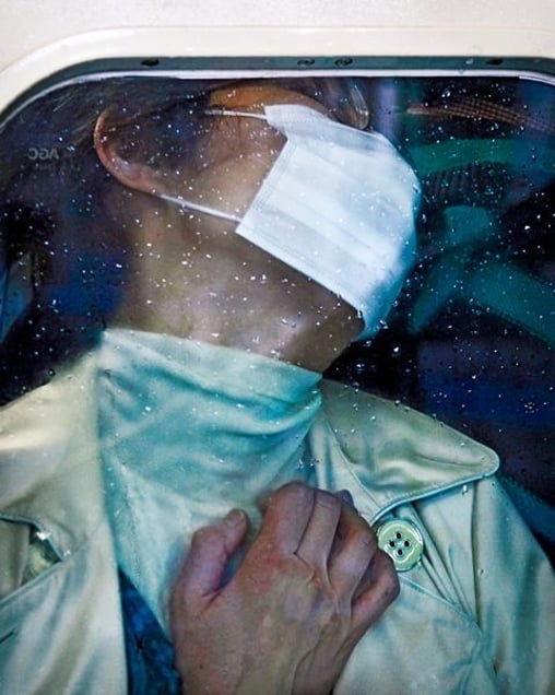 From the book and series, "Tokyo Compression" © Michael Wolf