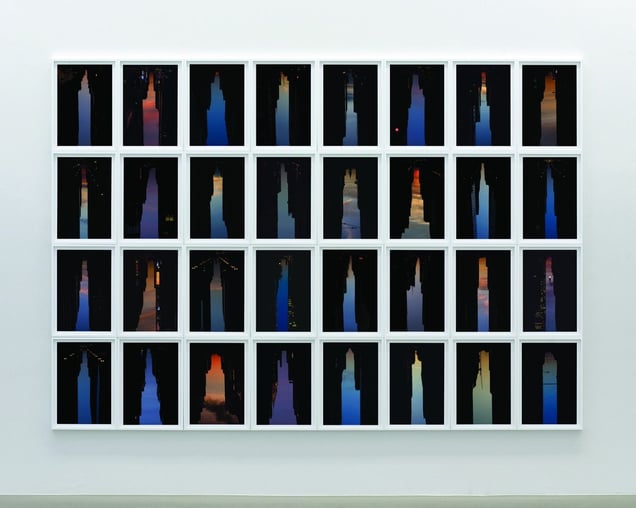 BUILDINGS MADE OF SKY III, installation, 2009 © Peter Wegner