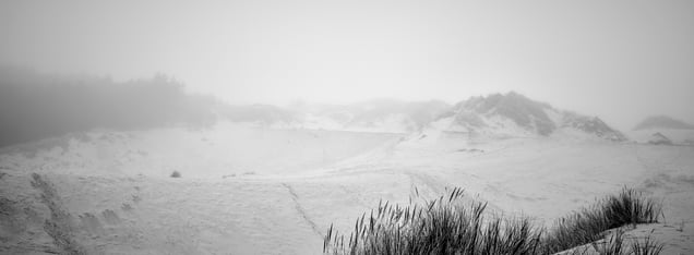 Baaknol - lighthouse dune - fog