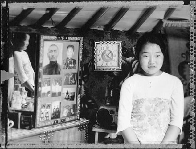 Mongolian Youth’s Ancestral Reflections (Nomadic Mongolia #34), 2004. © Elaine Ling