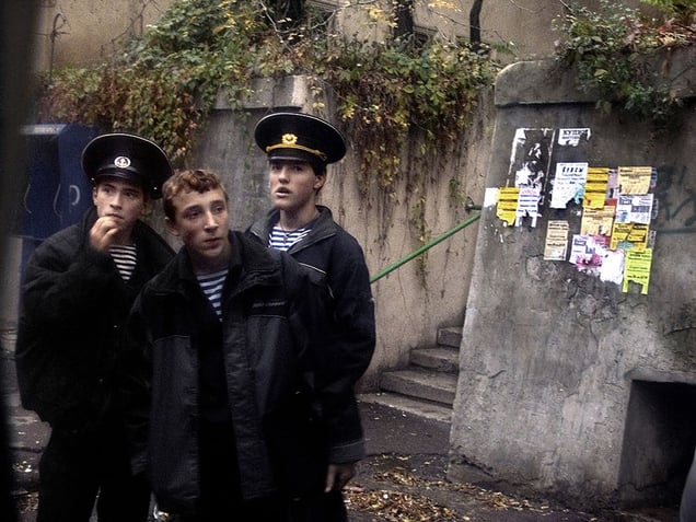 Bus no 6, Odessa, Ukraine. Odessa, on the Black Sea, is Ukraine's largest Port, with a historically diverse ethnic population, from Transit Ukraine © George Georgiou (United Kingdom), from the exhibition Beyond Walls: Eastern Europe after 1989. Courtesy of Panos Pictures, United Kingdom and the Noorderlicht Photofestival 2008.