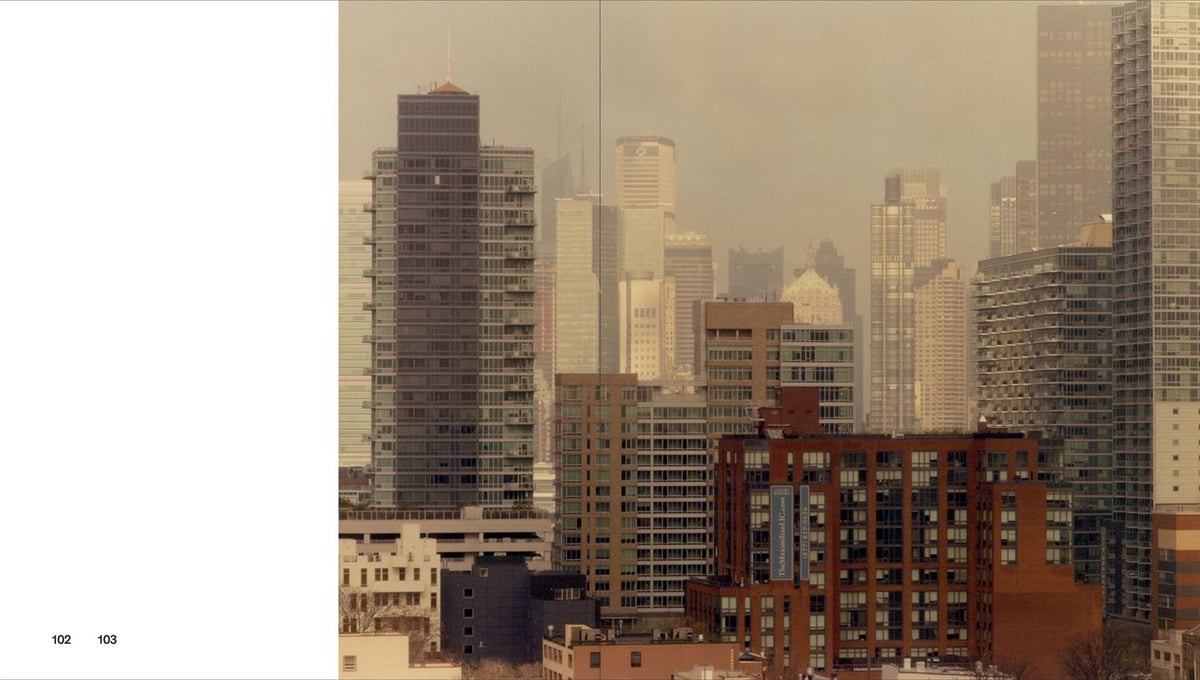 Spread from the book "43-35 10th Street"