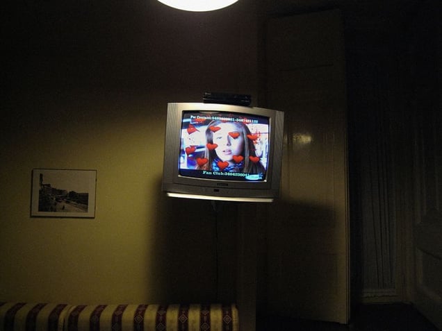 Naples.
TV ad for a "neomelodic" singer.
© Valerio Spada.