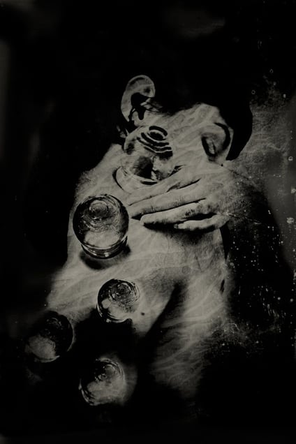 Restoration of an Earlier State. 10"x14" Tintype. From the series "Soma" © Michelle Rogers Pritzl