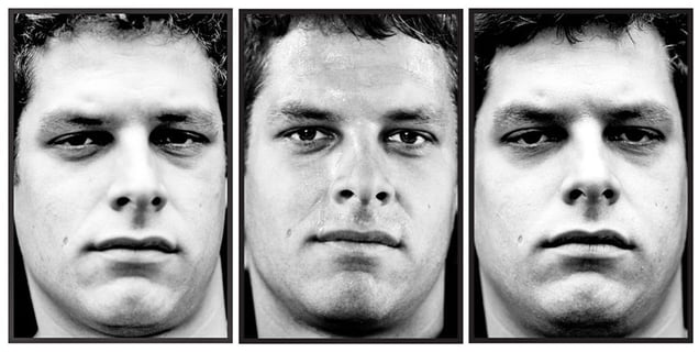 Jeffrey, age 23. From the series "Here are the Young Men (Marked)" © Claire Felicie