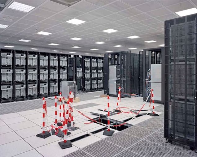 TERA-1, the supercomputer that designs France’s supercomputers. From "Forensic Traces of War" © Simon Norfolk