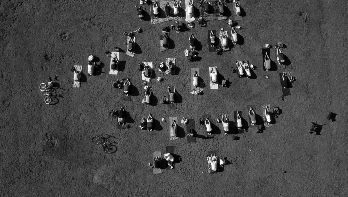 A public park is seen from above in San Francisco. California is a major center for the development and manufacture of military UAVs (Unmanned Aerial Vehicle). General Atomics builds its Predators and Reapers in the state and the Bay Area in particular is a hub of the expanding consumer-drone market.