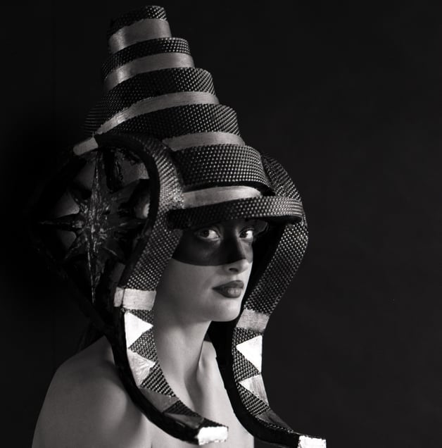 Nº 1,
¨TWELVE HATS¨project
All the hats designed and made by author.