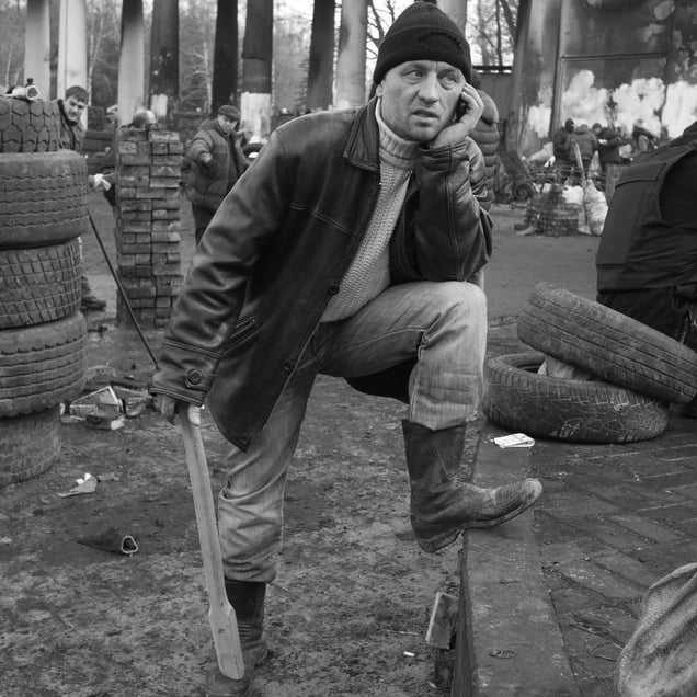 Ukraine Revolution, Kiev, February 2014 © Alfred Yaghobzadeh