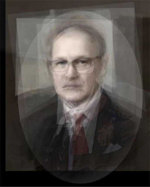 All the Presidents of Finland from 1919 to 2008. C-print, 2008. © Alejandro Almaraz