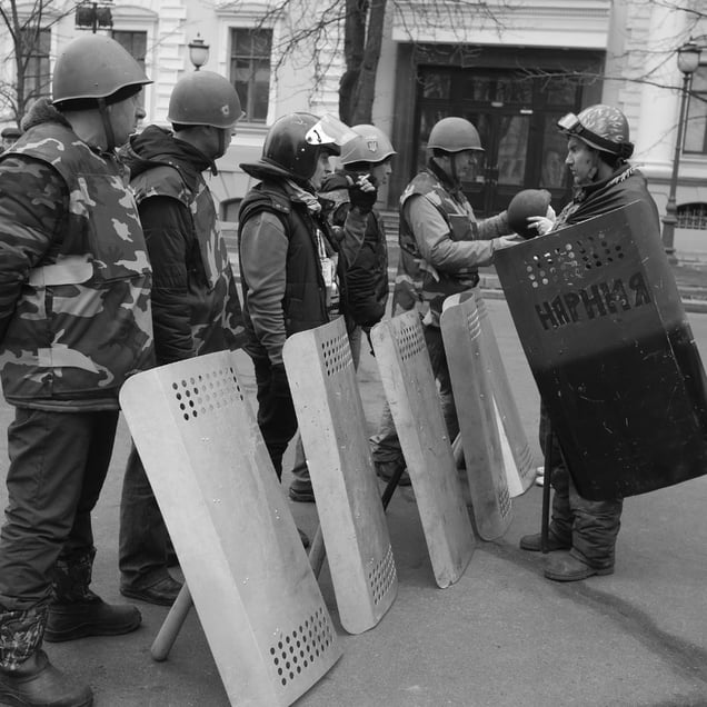 Ukraine Revolution, Kiev, February 2014 © Alfred Yaghobzadeh