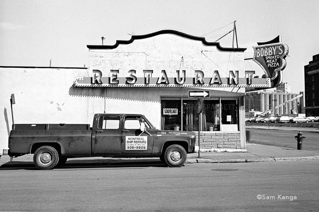 Bobby's Restaurant, Montreal, 1981
