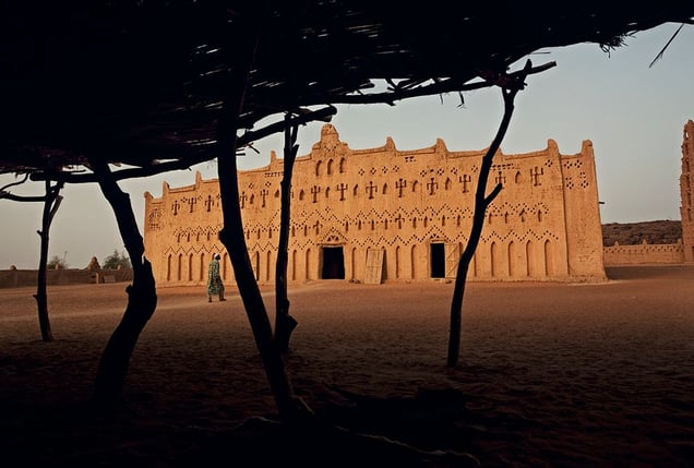 Bani, Burkina Faso: The famous mosque in the small town in Northern Burkina Faso, known for its large gold deposits.  © Matjaz Krivic