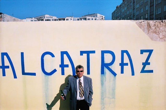 Owner of the pub Alcatraz in Kosice, 2004. © Andrej Balco