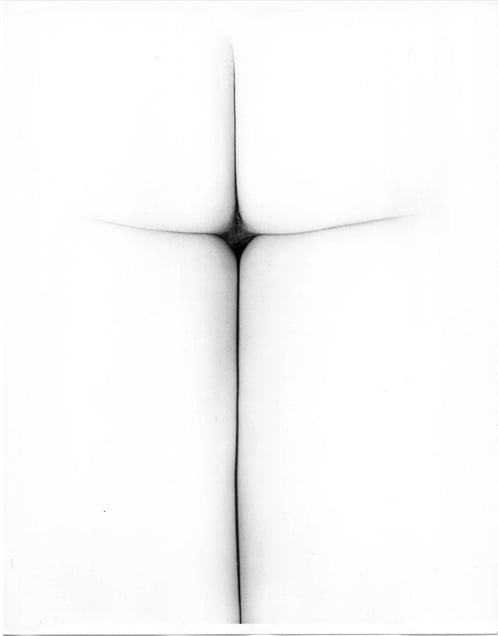 In hoc signo vinces [in this sign you will conquer], 1967. Gelatin silver print. Vintage print. Private collection, Switzerland © The Estate of Erwin Blumenfeld