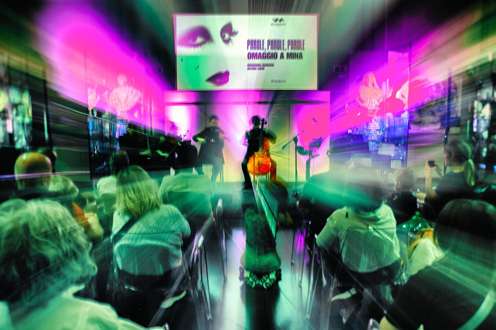 Novensemble Orchestra suona Mina : Parole, Parole, Parole. Palazzo Pepoli, Bologna