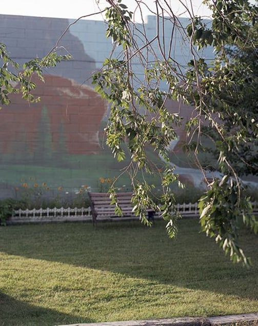 Bench, Arco Idaho © Alexis Pike