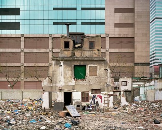 Urban Renewal #11, Hold Out, Shanghai, 2004 © Edward Burtynsky