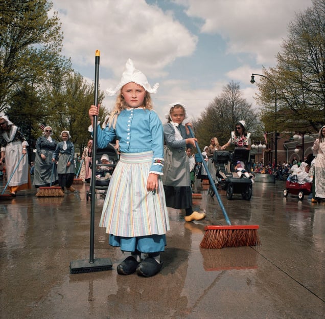 Street Scrubber, Tulip Festival, Orange City, Iowa, 2014