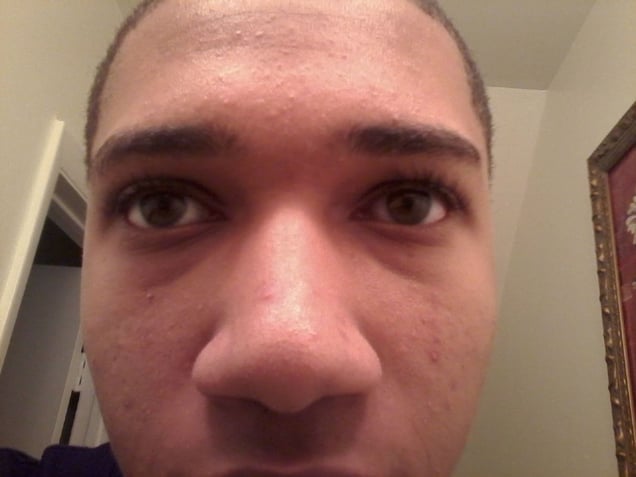 Sharrod's selfie. From the series "I slowly watched him disappear" © Jason Hanasik