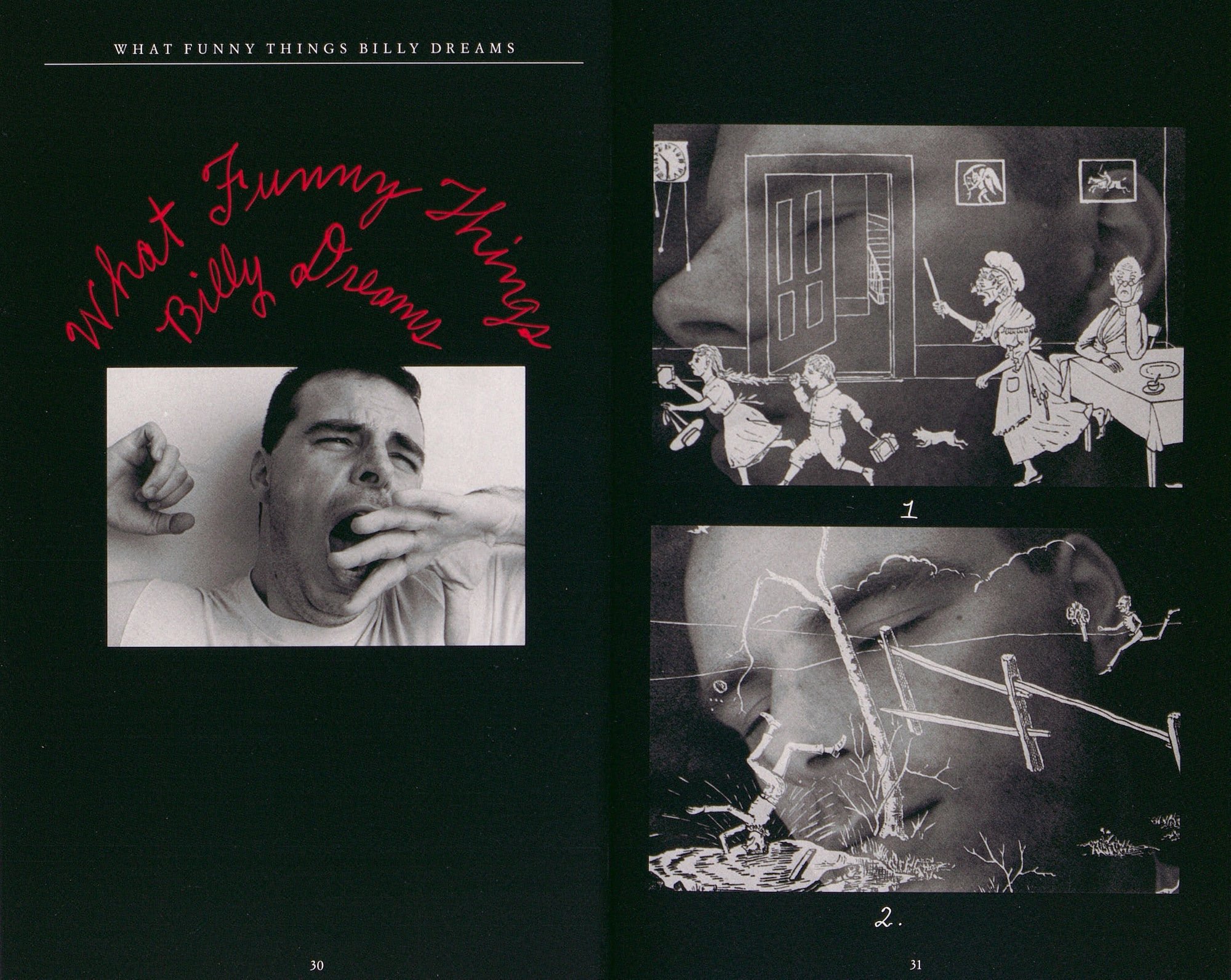 Duane Michals, Upside Down, Inside Out and Backwards (À l'envers, à l'envers et à l'envers), Sonny Boy Book, New York, 1993 © Duane Michals