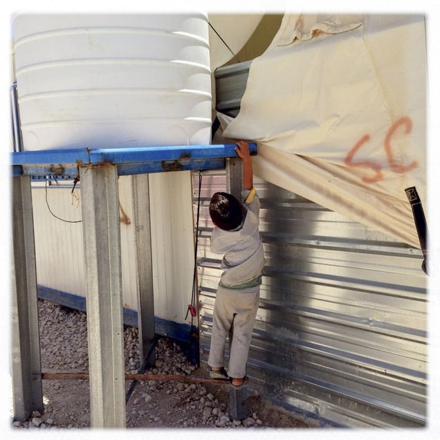 iPhone photography assignment with teenagers in Za'atari, Jordan