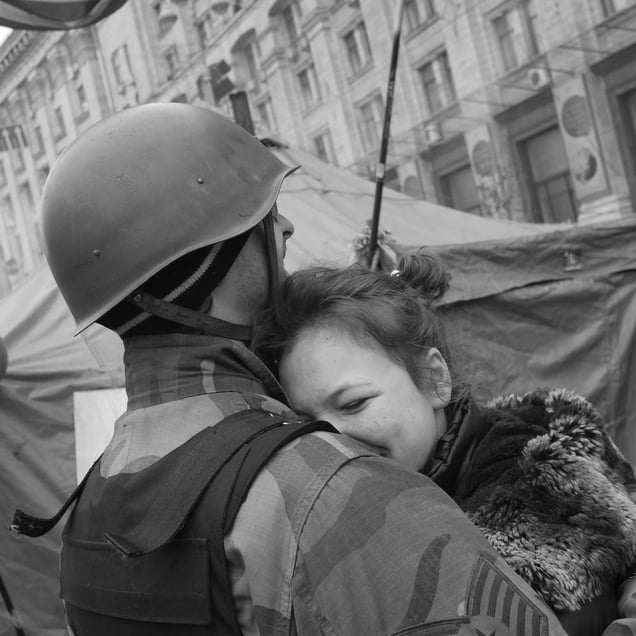 Ukraine Revolution, Kiev, February 2014 © Alfred Yaghobzadeh