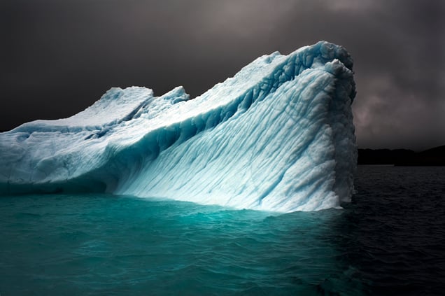 Breaching Iceberg - Greenland, August 8, 2008