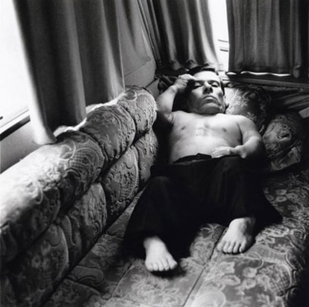 Pitchou in His Caravan, England, 2003, from Strangely Familiar by Michal Chelbin, Aperture 2008 © Michal Chelbin