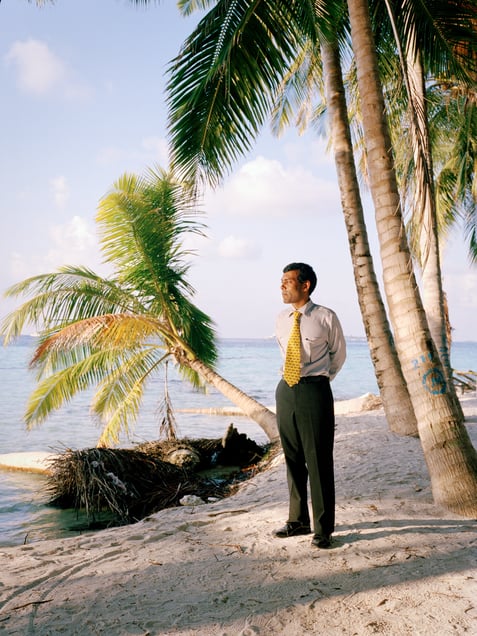 President Mohamed Nasheed of the Maldives