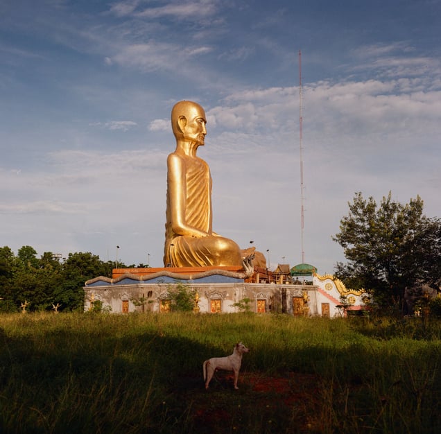 Buddha statue, Nong Bua, Nakhon Sawan. © Luke Duggleby 2025