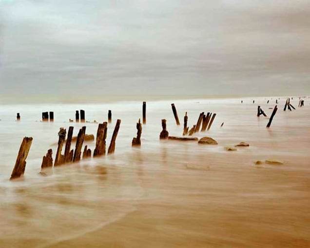 Gold Beach, Normandy. From "Forensic Traces of War" © Simon Norfolk
