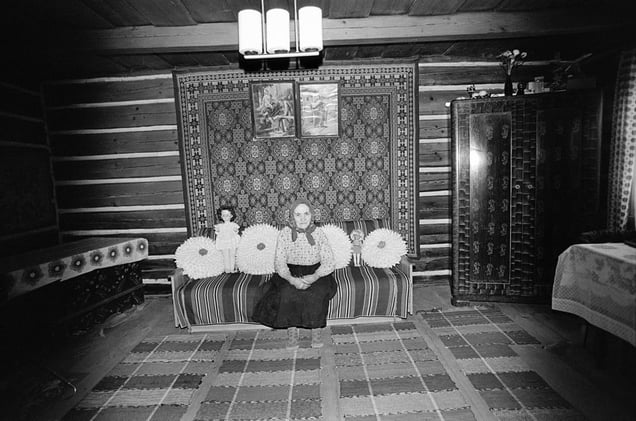Zofia Rydet, Sociological Record, Podhale, Lapsze Wyzne, 1978. People in Interiors cycle © Zofia Augustynska-Martyniak