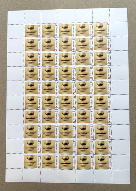 MONA LISA POSTAGE STAMP NZ