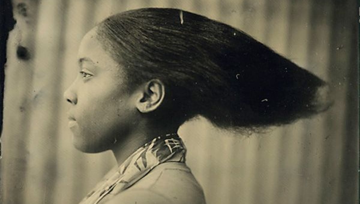 Hair, 8` x 10` Tintype Â© by David Prifti
