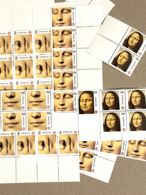 The last of the Mona Lisa stamps