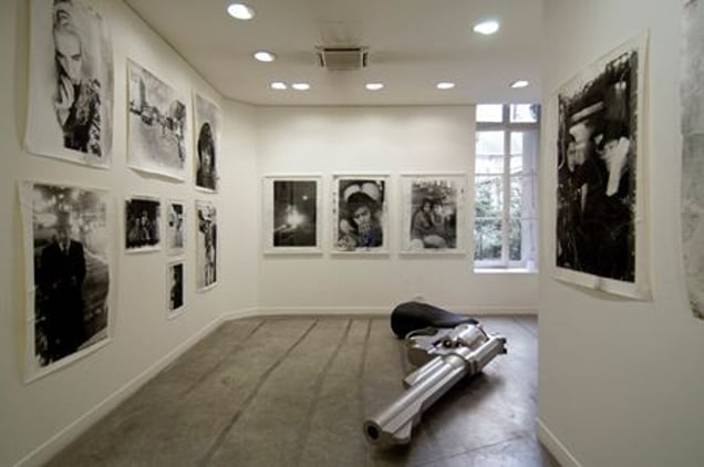 Gallery exhibition, seine 51, Paris, photo by Luca Battaglia