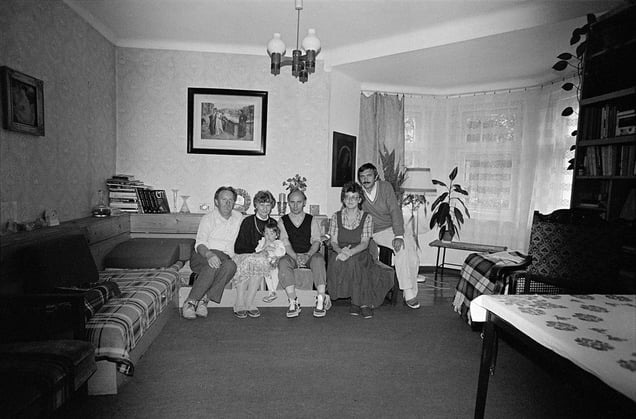 Zofia Rydet, Sociological Record, Lower Silesia, Ladek, 1987. People in Interiors cycle © Zofia Augustynska-Martyniak