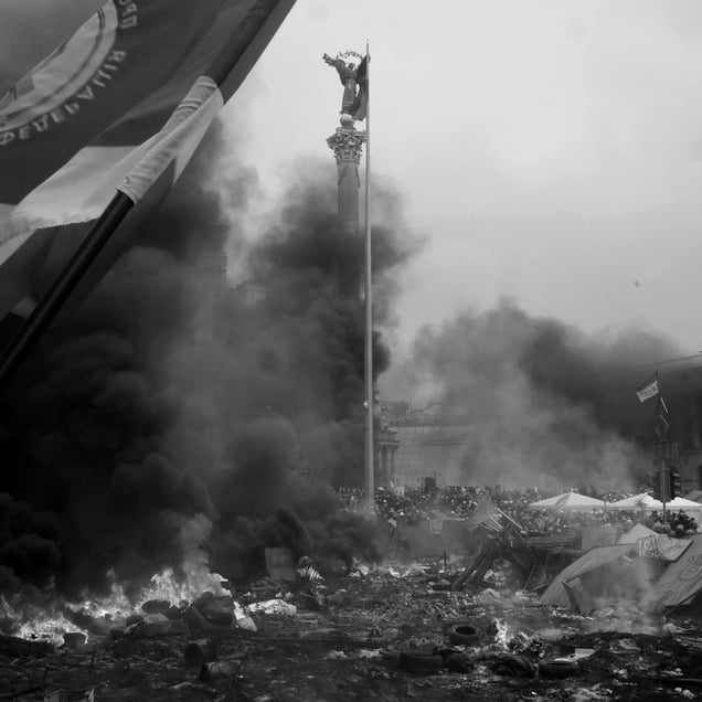 Ukraine Revolution, Kiev, February 2014 © Alfred Yaghobzadeh