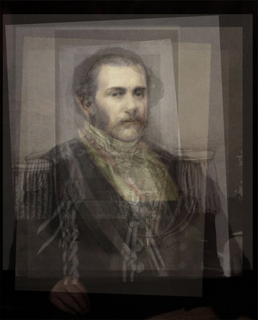 All the Presidents of Argentina from 1826 to 1892. C-print, 2008. © Alejandro Almaraz
