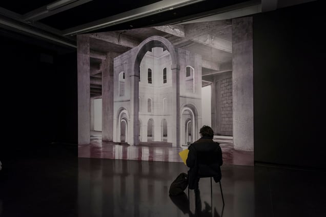 From the exhibition "Noémie Goudal: Cinquième Corps" © Le Bal, photo Martin Argyroglo