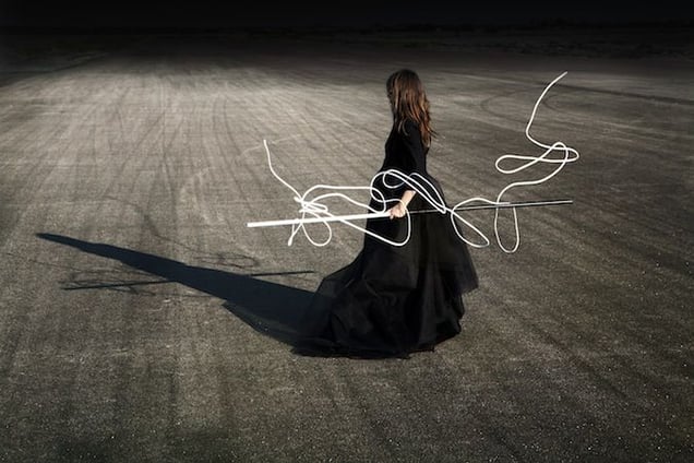 Toute Pensée, from the series, "Solo" 2010 © Corinne Mercadier, Galerie les Filles du Calvaire