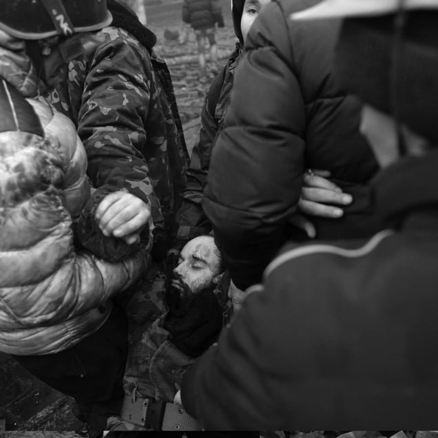 Ukraine Revolution, Kiev, February 2014 © Alfred Yaghobzadeh